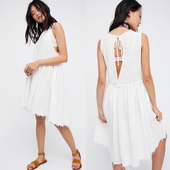 Free People Dresses & Skirts - Free People McKenna Gauzy White Dress
